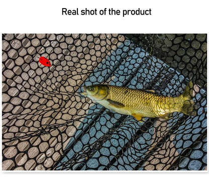 Pack of 1 Silicone Fishing Net Head Durable Fly Fishing Replacement Mesh Net Depth Mesh Landing Net Fishing Accessory Tool