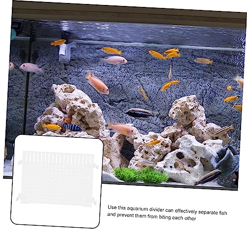 BESPORTBLE 2 Sets Suction Cup Aquarium Divider Acrylic Tank Board Easy Install/Remove