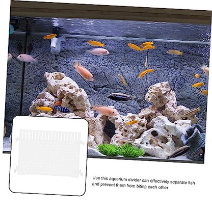 BESPORTBLE 2 Sets Suction Cup Aquarium Divider Acrylic Tank Board Easy Install/Remove