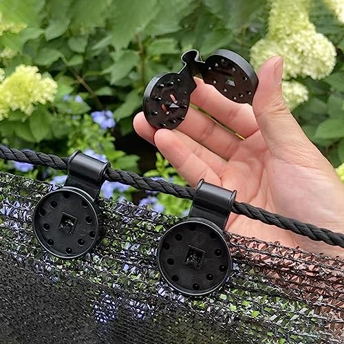 20pcs Shade Cloth Clips,Sunscreen Net Clips Heavy Duty Plastic Lock Grip Sunshade Clip for Greenhouse Outdoor Garden Patio Awning Mesh Fabric Clamp Fix Tarp Clip - color: 20pcs Shade Cloth Clips