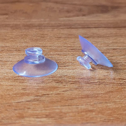 30mm/1.18" Suction Cups for Glass Table Tops, Rubber Transparent Anti-Collision Sucker Pad Without Hooks for Home Decoration 30 Pcs