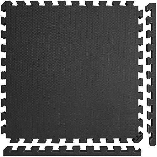 Meister X-Thick 1.5" Interlocking EVA Foam Mats - BK - 36 Tiles (144 Sqft) - color: Black, size: 36 Tiles (144 Sqft)