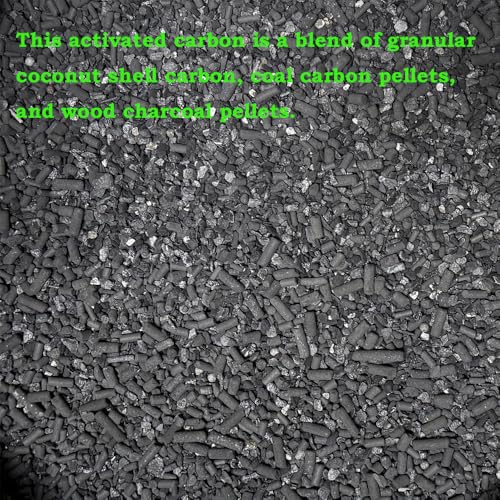6 Lbs Activated Carbon Charcoal in 6 Media Bags for Aquarium Fish Tank Pond Pellets Canister Air Filter AC x6