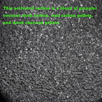 6 Lbs Activated Carbon Charcoal in 6 Media Bags for Aquarium Fish Tank Pond Pellets Canister Air Filter AC x6