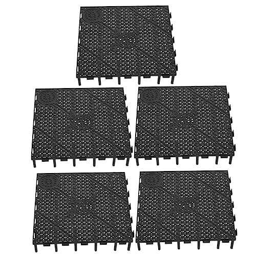 HANABASS 5pcs Aquarium Divider Trays Flexible Grid Divider for Fish Tank Isolation for Fish Prevention Easy to Assemble Bottom Plates