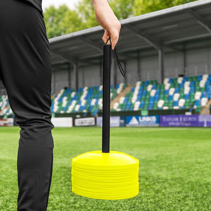 FORZA Training Equipment Carriers & Holders Set – Cone Holder, Hurdle Carrier, Bib Ring & Strap for Sports Storage - size: Aero Flat Cone Carrier