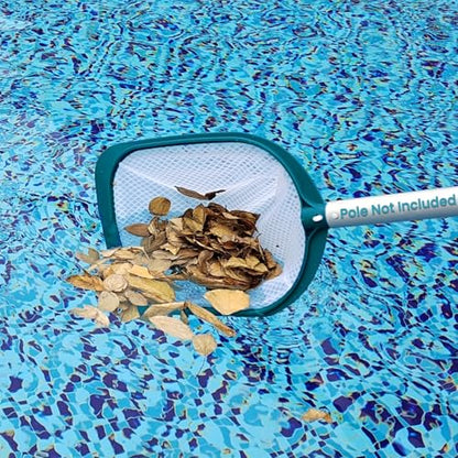 Pool Spa Leaf Skimmer Net - Ultra Fine Mesh Diamond Netting with 5" Deep Bag for Above Ground Pools, Ponds, Hot Tubs, Spas and Fountains Removing Leaves & Debris(No Pole) - size: Pool skimmer no pole