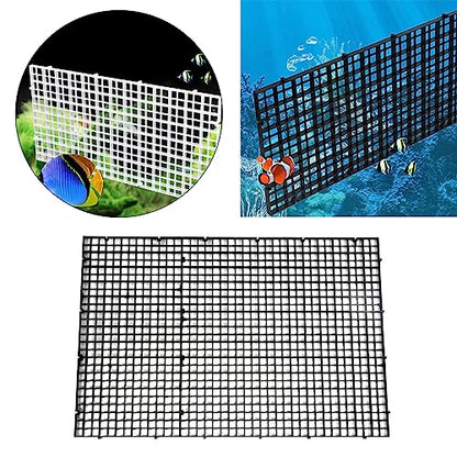 6Pcs Grids Bottom Isolate Tray Aquariums Divider Tray Fish Tanks EggCrate Light Diffuser Divider Filter AquaticSupply