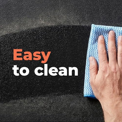 SuperMats High Density Commercial Grade Solid Equipment Mat 29GS Made in U.S.A. for Large Treadmills Ellipticals Rowers Water Rowing Machines Recumbent Bikes and Exercise Equipment (3-Feet x 8.5-Feet) (36" x 102") (91.4 cm x 259.1 cm),Black - color: Black