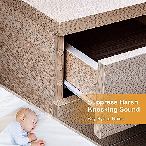 Transparent Silicone Anti-Slip Pads Self Adhesive Bumpers for Furniture, Cabinets, Doors & Glass Surface Protection (Pack of 100)