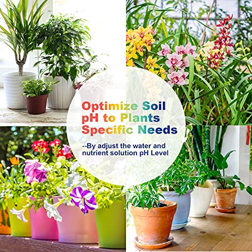 pH Up and Down Control Kit for Hydroponics, Soil Gardens & Aquariums - Concentrated Liquid pH Adjuster Set (9 oz + 9 oz) with pH Indicator - Balanced Nutrient Solution for Plants