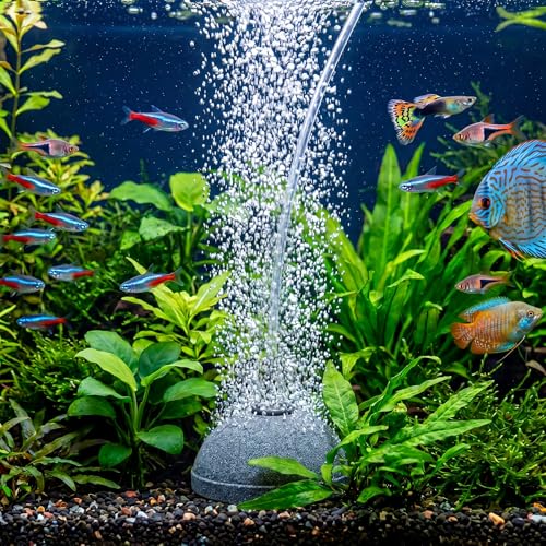 12 Pcs Aquarium Air Stones 2.3 Inch Pond Air Stone Bread Mineral Airstones Bubble Fish Tank Airstone Oxygen Diffuser for Aquarium Fish Tank Bucket Pond and Dwc Reservoir - size: 5.8 x 4.4 cm/ 2.3 x 1.7 inches