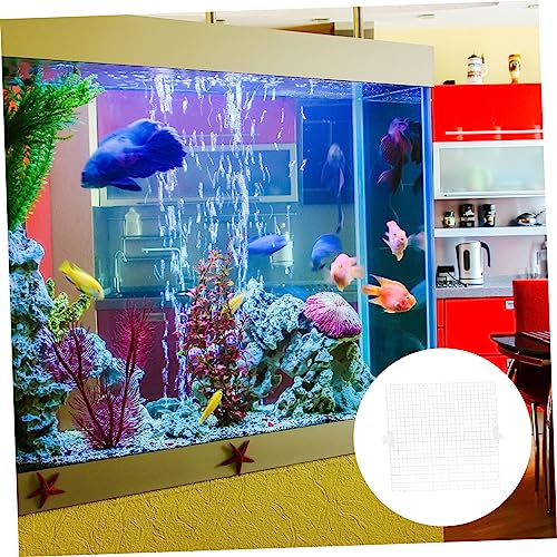 Abaodam 8pcs Aquarium Isolation Board Aquarium Divider Small Fish Tanks Accessories Fish Tank Divider Adjustable Large Clear Substrate Water Breeding Lattice Plate PVC Transparent
