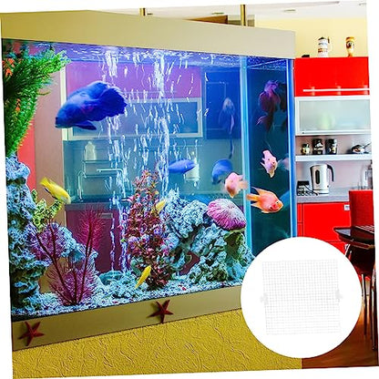 Abaodam 8pcs Aquarium Isolation Board Aquarium Divider Small Fish Tanks Accessories Fish Tank Divider Adjustable Large Clear Substrate Water Breeding Lattice Plate PVC Transparent