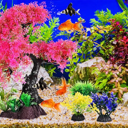 TOYANDONA 10pcs Plastic Fish Tank Plants Realistic Aquarium Decorations for Betta and Low-Maintenance and Versatile Aquarium Decor Underwater Aesthetics