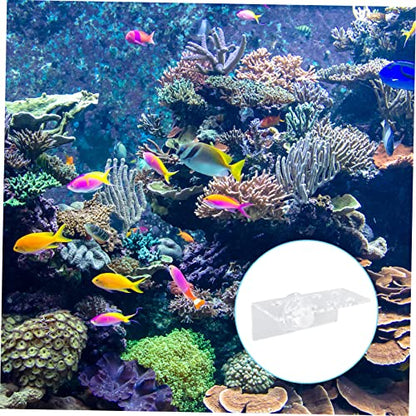 Angoily 8holes Acrylic Coral Rack for Aquariums Safe Coral Base Strong Cups for Secure Support and Optimal Light Exposure for Growth