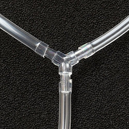 Aquarium Airline Tubing Connectors I T L Y 40pcs Fish Tank Air Tube Adapters for 3/16 '' Air Line Hose - color: Clear