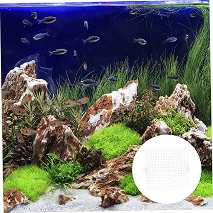 Abaodam 8pcs Aquarium Isolation Board Aquarium Divider Small Fish Tanks Accessories Fish Tank Divider Adjustable Large Clear Substrate Water Breeding Lattice Plate PVC Transparent