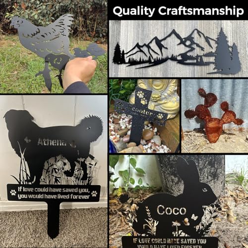 Betta Splendens Fish Personalized Memorial Garden Stake, Laser Cut Metal Headstone, Outdoor Yard Grave Marker, Aquatic Pet Remembrance Plaque