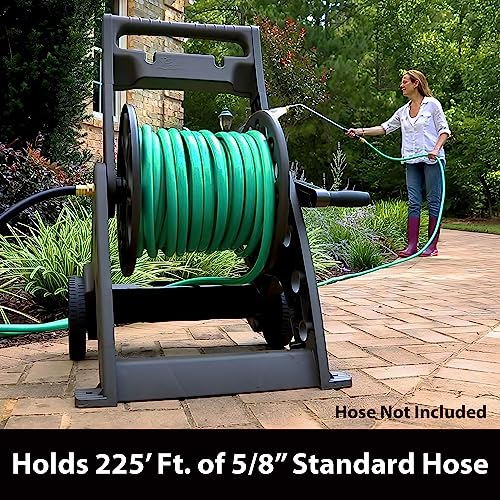 Liberty Garden Products 514 Two Wheel, Hose Cart, Plastic,bronze (Assembly required) - style: Hose Cart