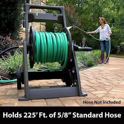 Liberty Garden Products 514 Two Wheel, Hose Cart, Plastic,bronze (Assembly required) - style: Hose Cart
