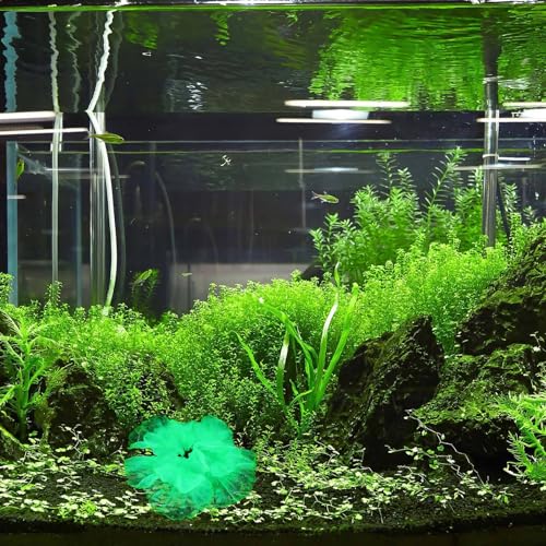 FOMIYES Artificial Aquarium Plant Silicone Aquatic Decoration Lifelike Green Water Grass Ornament for Fish Tank Home Aquarium Décor