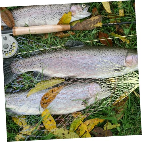 2pcs Fishing Net Landing Net Catch Net Fishing Replacement Bag Net Fishing Tackles Landing Mesh Basket