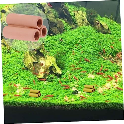 Aquarium Landscaping Ceramic Shrimp House Moss Tube Mineral Tube Cultivating Container