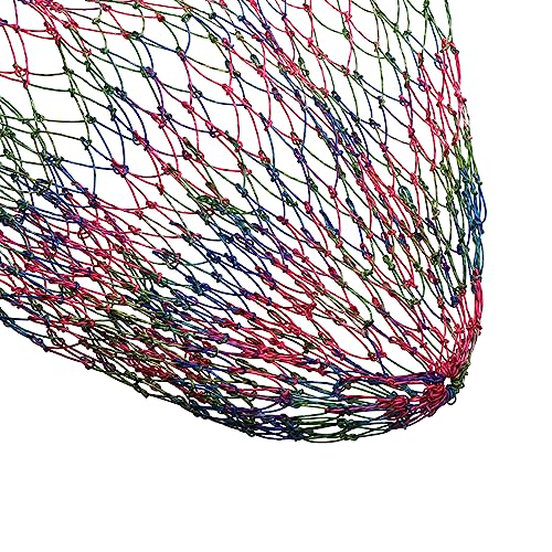 PATIKIL Fishing Net Replacement, Dia. 23.6" PE Landing Net Replacement Mesh for Freshwater Saltwater Fishing, Multicolor