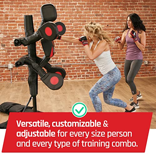 BAS UFC Body Action System - Fully Adjustable Punching & Kicking Pads - Martial Arts Training: MMA, Boxing, Karate, Muay Thai & More! - style: X2