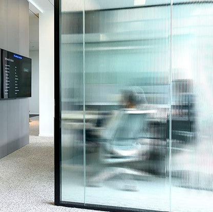 Window Glass Film, Privacy Removable Static Film, 17.5x78.7 Inch - color: B-striped, size: 17.5" x 78.7"