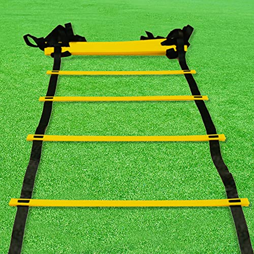 Agility Ladder Flexibility Speed Ladder, Sports Training Set,Fitness Jumping Ladder Footwork Sport Equipment,for Kids/Adults Outdoor Training(Size:6m) - size: 6m