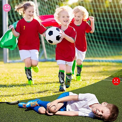 Shin Guards Soccer Kids Toddler, Shin Guard for Boys Girls 2-18 Years Old - color: Black, size: Medium