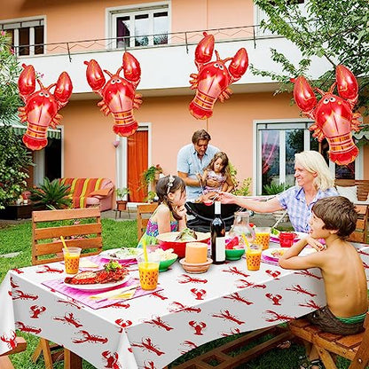 Tanlade 50 Pcs 12 oz Crawfish Boil Cups Lobster Birthday Party Cups Disposable Seafood Boil Party Supplies Plastic for Lobster Seafood Shrimp Birthday Decoration