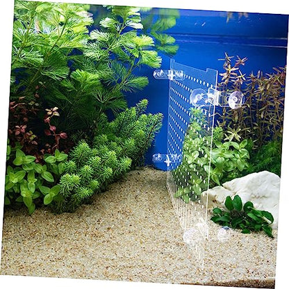 BESPORTBLE 2 Sets Suction Cup Aquarium Divider Acrylic Tank Board Easy Install/Remove