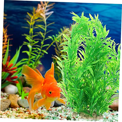 Lifelike Artificial Aquarium Plants Fish Tank Decoration Realistic Aquatic Plant Ornament Safe Plastic Material Compact for Easy Maintenance and Fish Safety