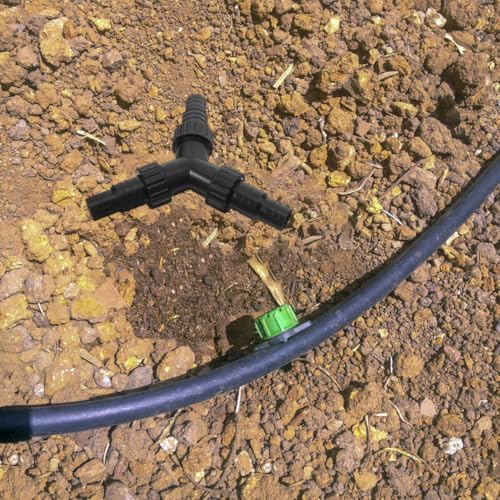 Abaodam Water Pump Tee Connector for Aquarium and Fountain 3-Way Hose Splitter Adapter Compatible with 0.79In and 0.98In Tubing Submersible Pump Accessory for Indoor Fish Tank and Garden Pond