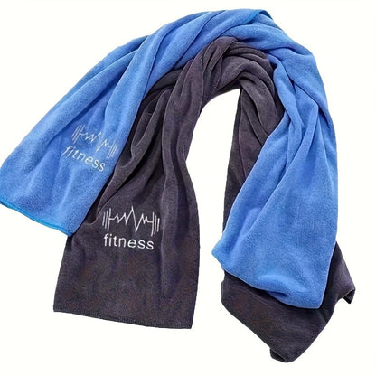 Sports Towel Quick-Drying Super Absorbent Large for Gym, Running and Swimming, Hang on Fitness Equipment to Wipe Sweat, Gray - color: Gray