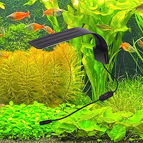 Aquatop SkyAqua Nano Slim LED Light for Rimless Aquariums 5W, NLL-01 - size: 5W (Nano Tanks)
