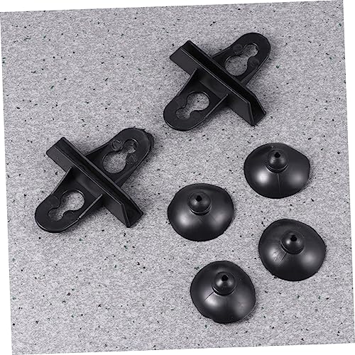 UPKOCH 15pcs Aquarium Divider Cups Plastic Clips for Fish Tank Separation Black for Aquariums and