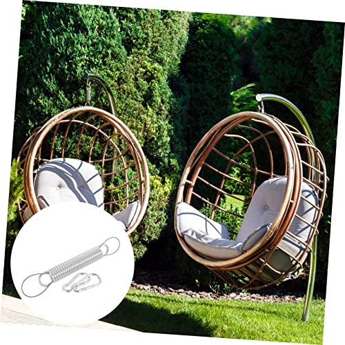 1set Hammock Spring Kit for Outdoor Swing Chairs Suspension Set Rotation for Comfortable Swinging Includes Galvanized Spring Hooks