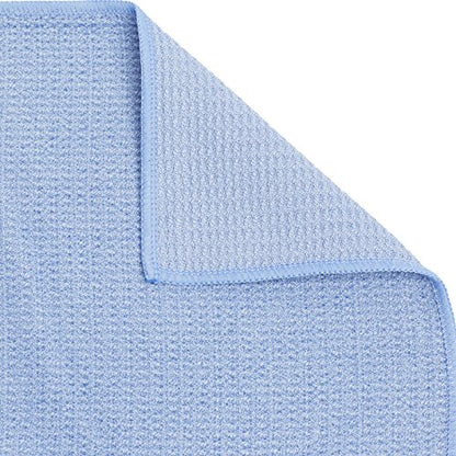 Hot Yoga Towel - Mat-Sized, Microfiber, Super Absorbent, Anti-Slip, Injury Free, 24" x 72" - Best Bikram Yoga Towel - Exercise, Fitness, Pilates Gear - color: Blue