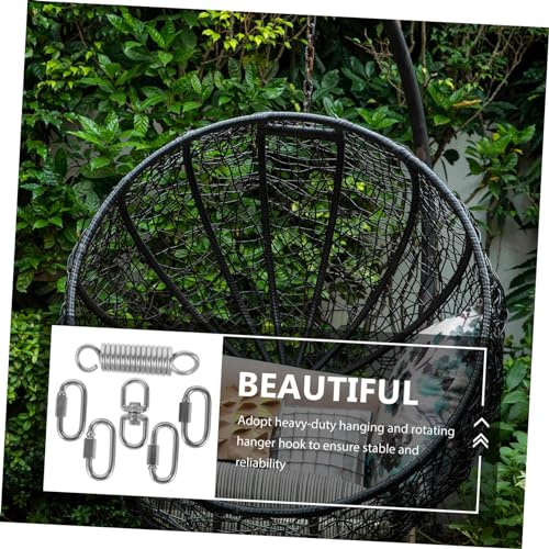 Hammock Chair Spring Hanging Kit Set, Heavy Duty Stainless Steel