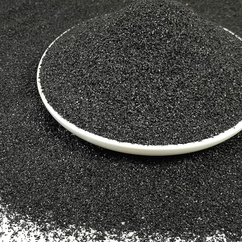 Aquarium Sand, 5lbs Black Fish Tank Sand, Aquarium Gravel Substrate for Aquascaping, Vivariums, Terrariums, Plants and Crafts - color: Black, size: 5 lbs