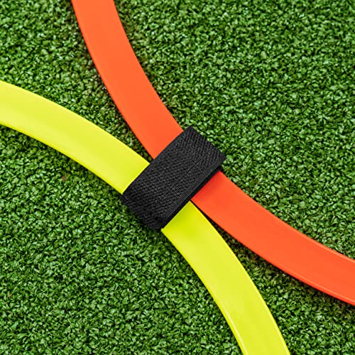 FORZA Agility Rings [12 Pack] | Speed & Agility Training Equipment for Athletes - Available in 10 Colors - color: White