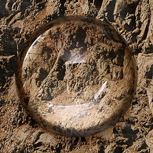 Sumnacon Crystal Magnifying Glass Dome -4'' Crystal Magnifier Dome, Fuctional Paperweight/Photography/Decoration, Reading Aid for Blueprints, Maps, Small Fine Print Etc (Pack of 2) - size: 4" (Pack of 2)
