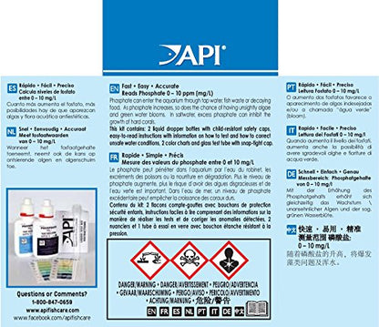 API Phosphate Test Kit For Freshwater And Saltwater, 64 OUNCES