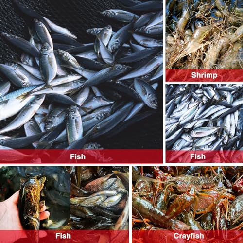 Professional Seine Net | 5 to 50 ft | Ultra Strong | Maximizes Catch | Ideal for Both Commercial and Recreational Fishing - style: 4' X 5'