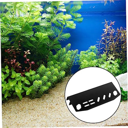 Mikikit Aquarium Tool Holder Wall-Mounted Organizer for Fish Tank Maintenance Tools and Stable Storage Rack for Aquatic Pruning Scissors and Tweezers Easy Installation Screws