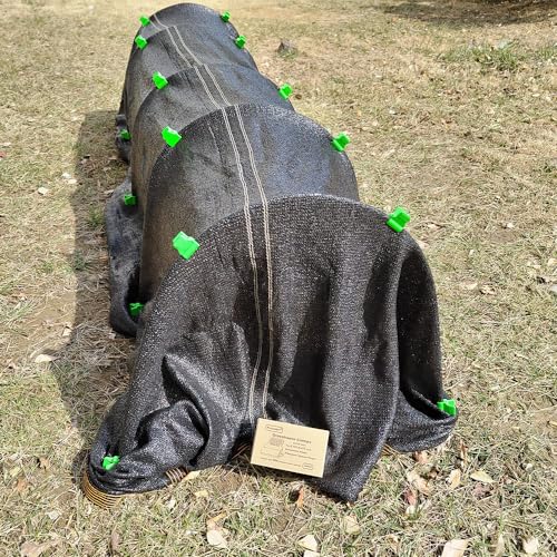Greenhouse Clamps for 0.157-0.472inch Greenhouse Hoops(Fiberglass Support Hoops),Plant Support.for Fixing Plant Cover,Plastic Sheeting,Film Row Cover,Garden net.（30pcs) - style: for 0.157-0.472inch Fiberglass hoop(30pcs)
